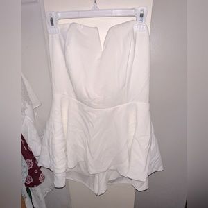 Vici White Romper